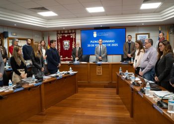 El Pleno de Benalmádena guarda un minuto de silencio por Lina
