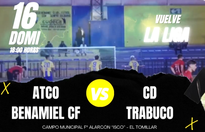 El Atlético Benamiel se enfrenta en casa al C.D.Trabuco este domingo