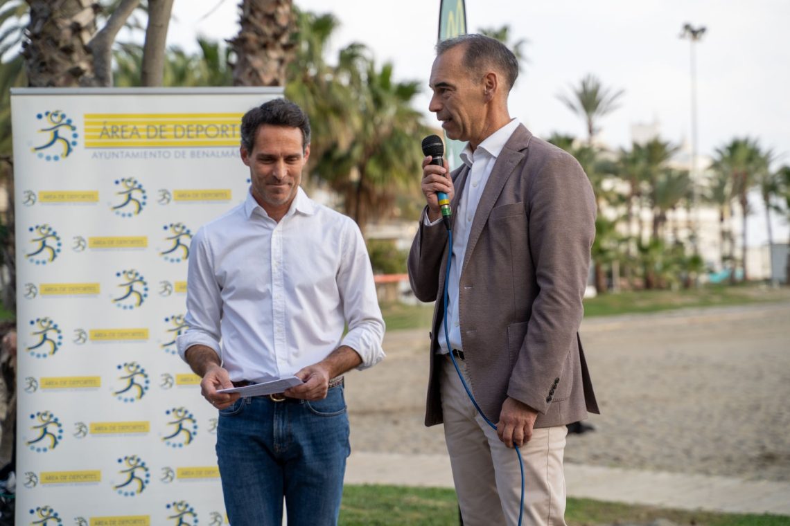Inaugurada la zona de calistenia en el entorno de la playa de Malapesquera