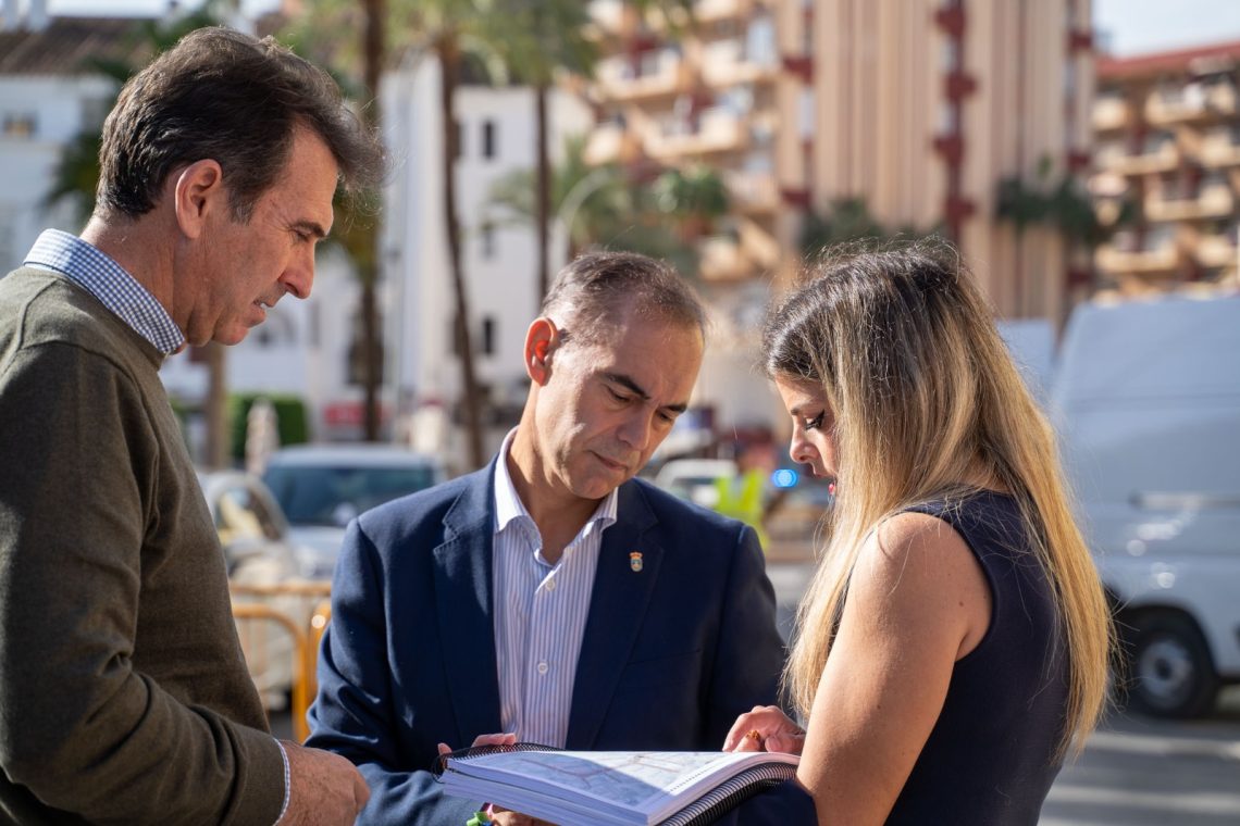 Las obras de modernización de la Avenida Gamonal y calles adyacentes están al 50 %