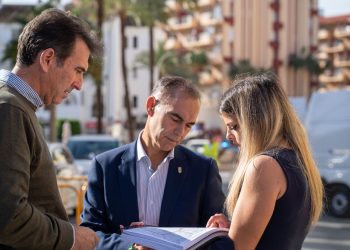Las obras de modernización de la Avenida Gamonal y calles adyacentes están al 50 %