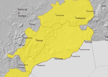 Alerta amarilla por lluvias en la Costa del Sol