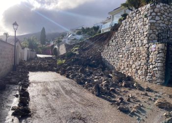 Las lluvias causan una decena de incidencias en Benalmádena