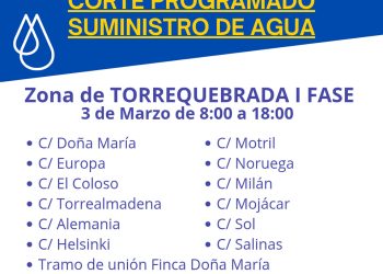 Corte de agua en Torrequebrada