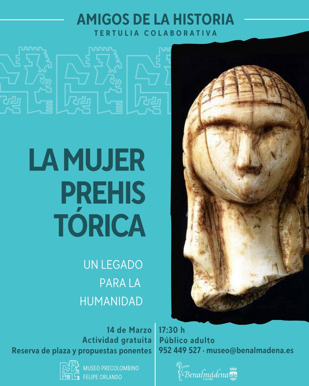 Agenda de marzo del Museo Precolombino Felipe Orlando