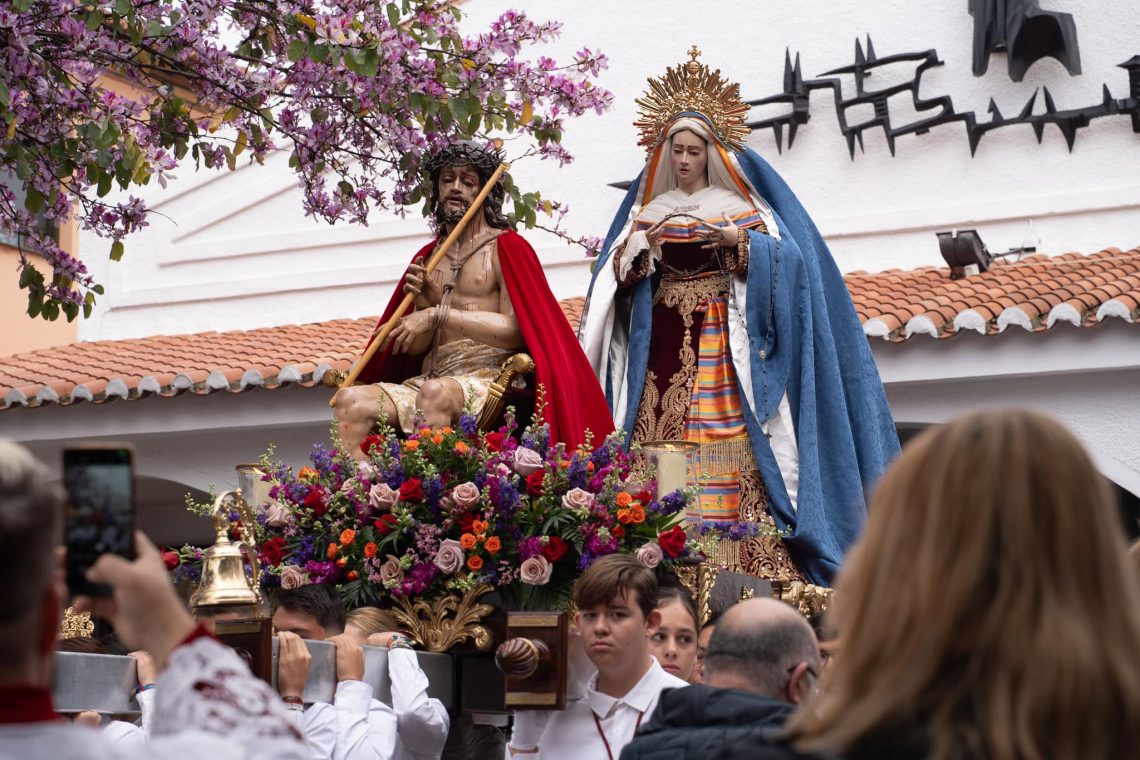 La lluvia impide el traslado del Cristo Coronado de Espinas