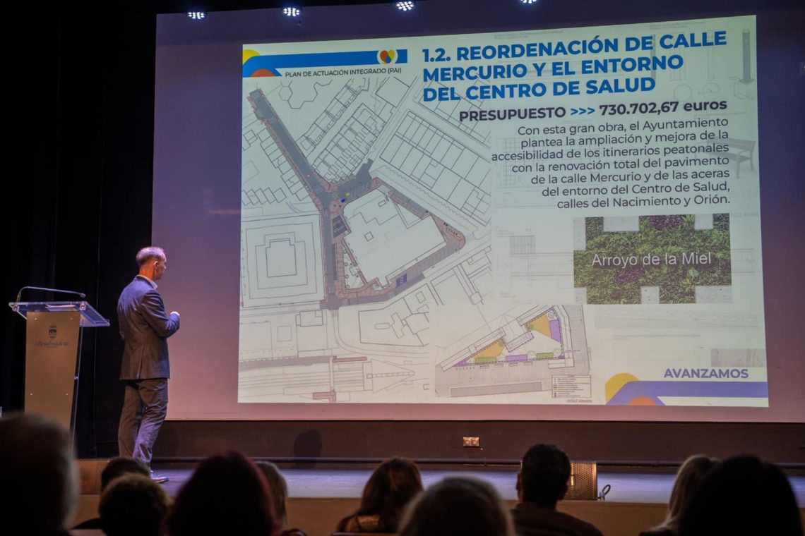 Benalmádena quiere fondos europeos para remodelar la calle Mercurio