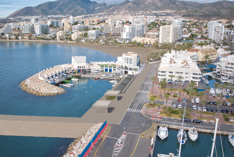 Culminan los sondeos previos para la redacción del proyecto del nuevo dique en el Puerto Deportivo de Benalmádena
