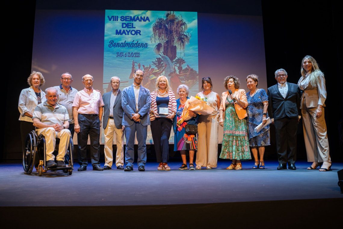 Arranca la Semana del Mayor 2025 con un homenaje a la trayectoria y compromiso de los mayores de Benalmádena