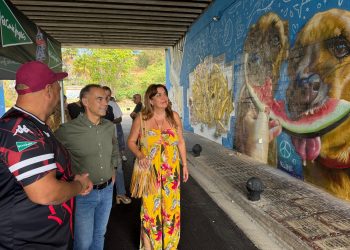 La Liga Nacional de Grafiti llena de color el túnel de Torrequebrada de Benalmádena