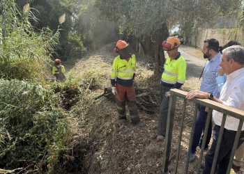 Los trabajos de desbroce en arroyos y parcelas municipales superan ya los 110.000 metros cuadrados intervenidos en todo el municipio