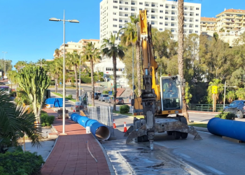 Comienzan las obras del primer del tramo de la autovía del agua entre Benalmádena y Torremolinos